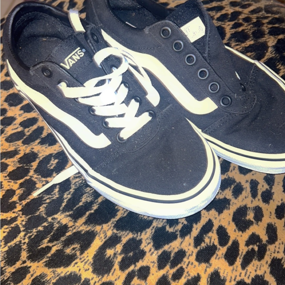 Vans Classic Black and White Sneakers